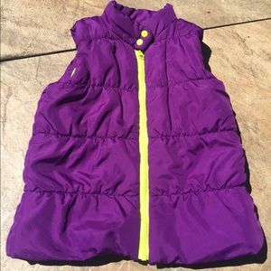 Grane Puffer Vest in Purple Size Medium